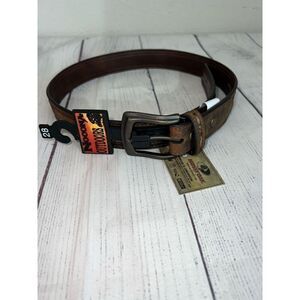 Mens Mossy Oak Nocona Outdoors 28" Leather Belt Size Small